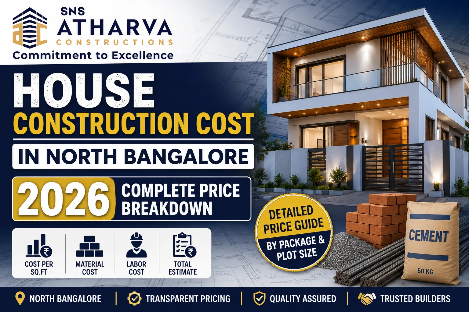 House Construction Cost in North Bangalore (2026 Guide)